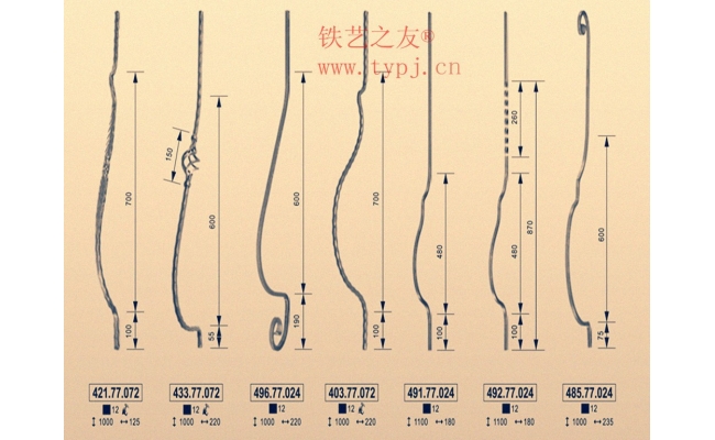 鐵藝陽(yáng)臺(tái)欄桿