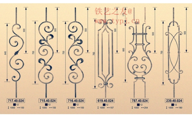 鐵藝陽臺立柱